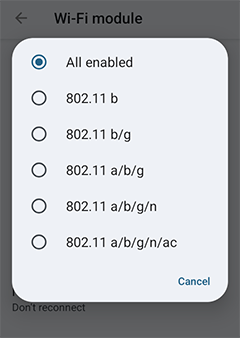 802.11 mode
