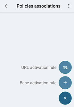 Activation rule