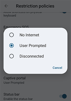Captive portal