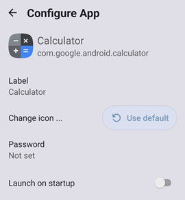 Configure App Settings