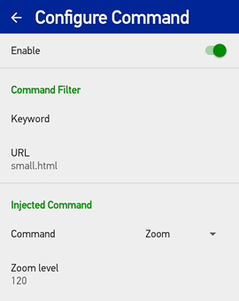 Configure Command