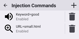 Injection Commands