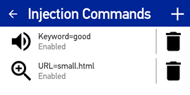Injection Commands