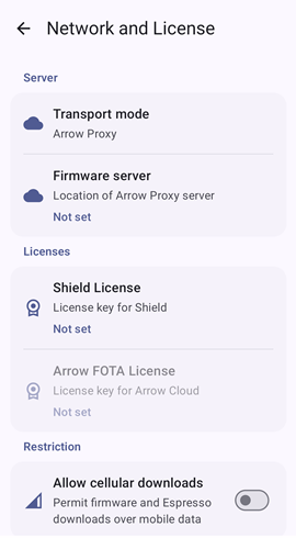 Network Settings