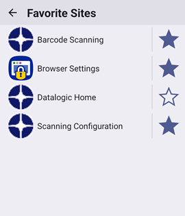 Favorites Sites