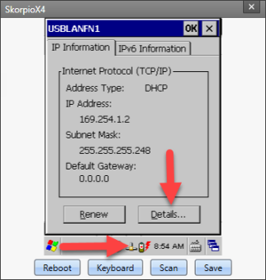 USBLAN IP Information Page