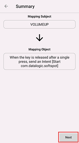 Intent remapped