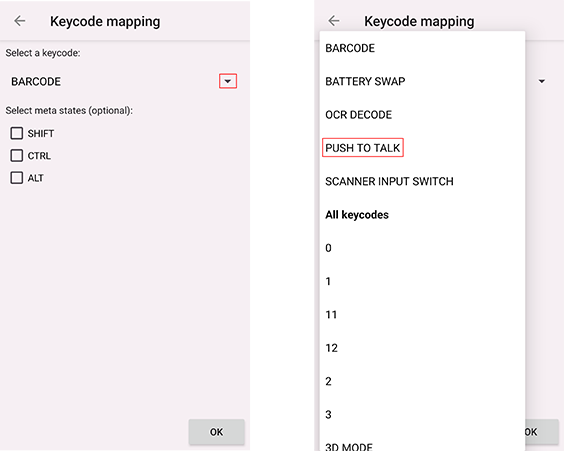 Key remap
