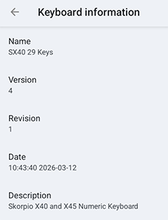 Keyboard Information