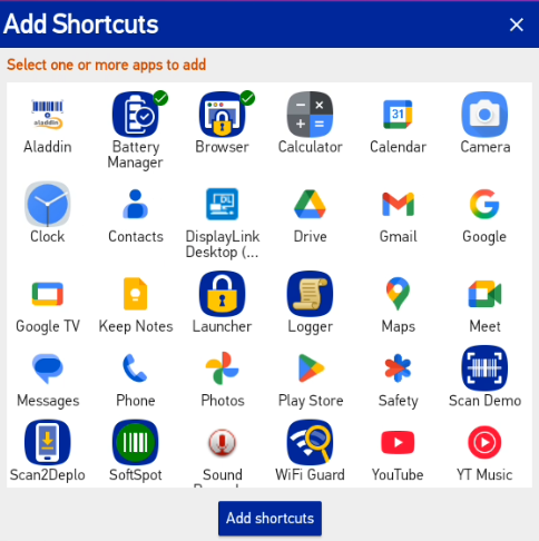 Add Apps
