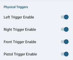 Physical Triggers