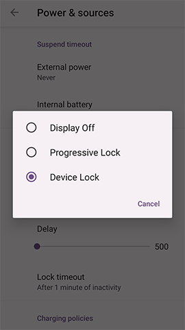Pocket Mode