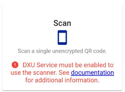 DXU service error