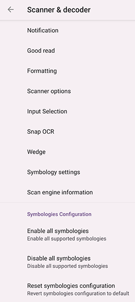 Scanner & Decoder