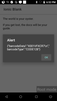 Barcode alert