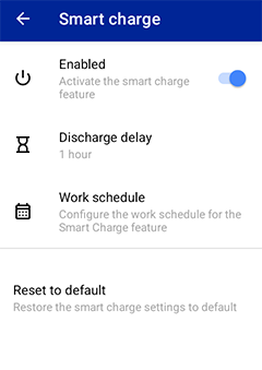 Smart charge