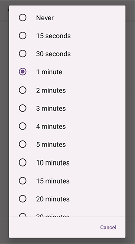 Suspend Timeout External