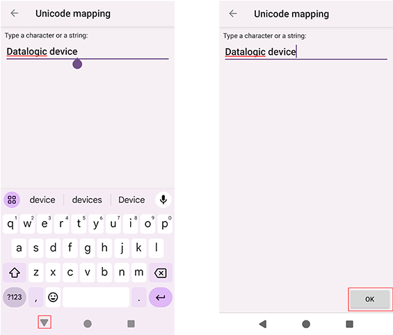 Text remap