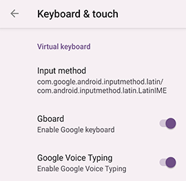 Virtual Keyboard